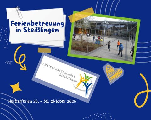 Grafik zur Ferienbetreuung in den Herbstferien
