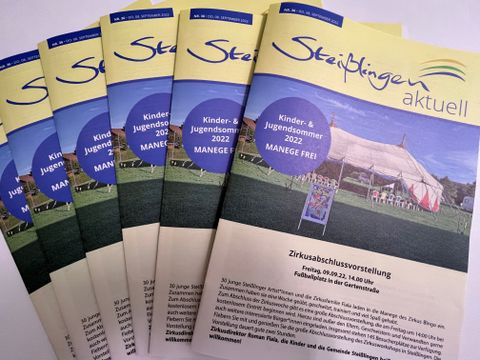 Ausgaben des Mitteilungsblatts Steißlingen aktuell