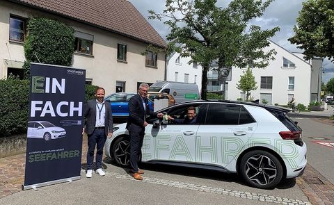 Carsharing Übergabe Seefahrer im Juli 2021