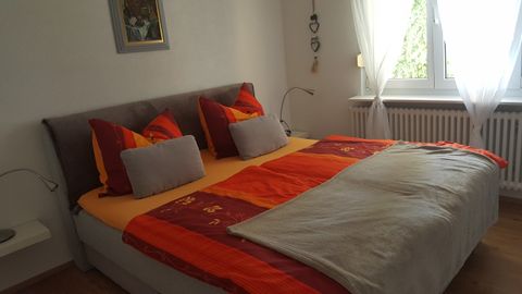 Schlafzimmer der Ferienwohnung