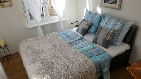Schlafzimmer der Ferienwohnung