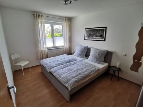 Schlafzimmer der Ferienwohnung