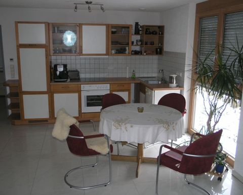 Küche der Ferienwohnung
