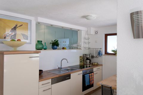 Küche der Ferienwohnung