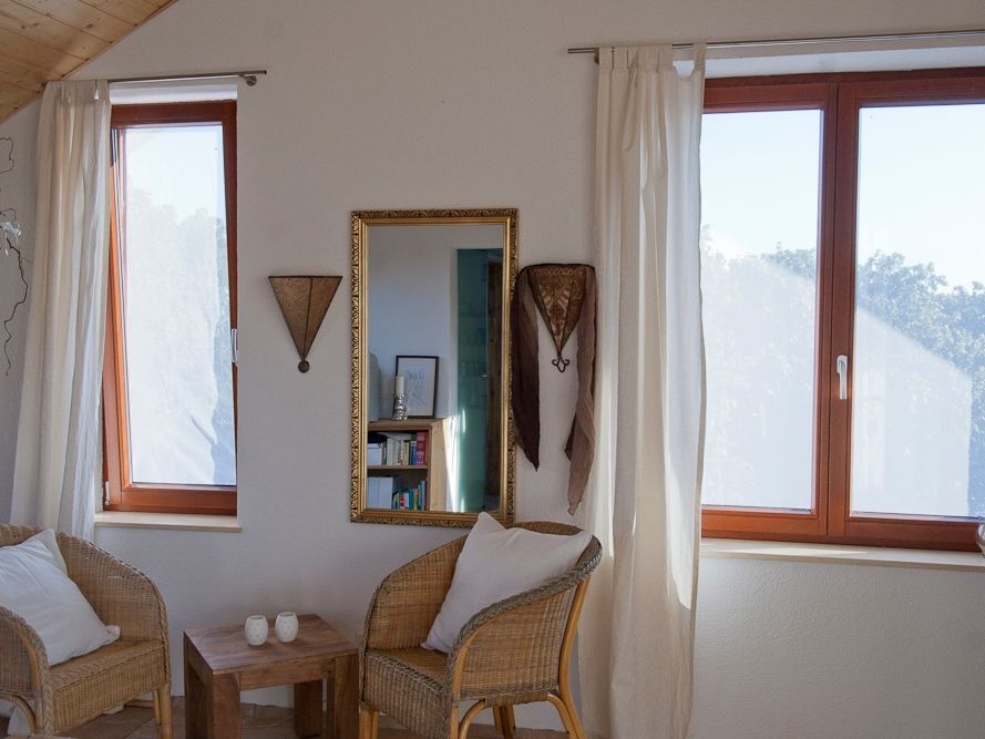 Sitzgelegenheiten in der Ferienwohnung