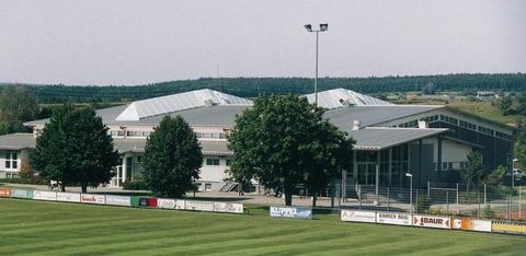 Die Sporthalle im Sportpark Mindlestal